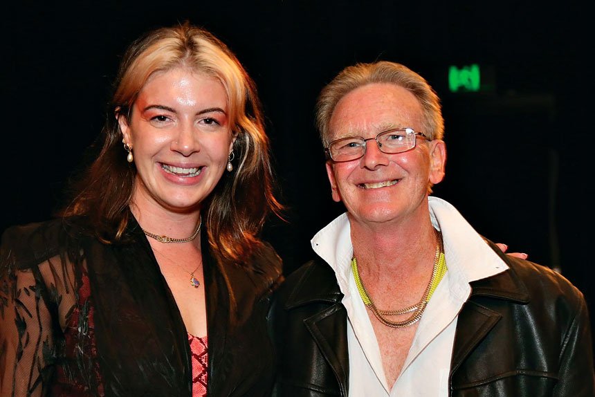 Emma Bannerman with survey winner, Tony Morgan