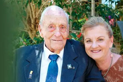 MILESTONE BIRTHDAY: Dan Holzapfel of Victoria Point has turned 100.