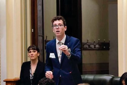 LEADING THE WAY: Ryan McDonald is representing Oodgeroo in the Queensland Youth Parliament.
