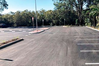 UPGRADES UNDERWAY: Improvements at the Russell Island ferry terminal car park have entered stage two. Photo: Redland City Council