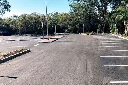 UPGRADES UNDERWAY: Improvements at the Russell Island ferry terminal car park have entered stage two. Photo: Redland City Council