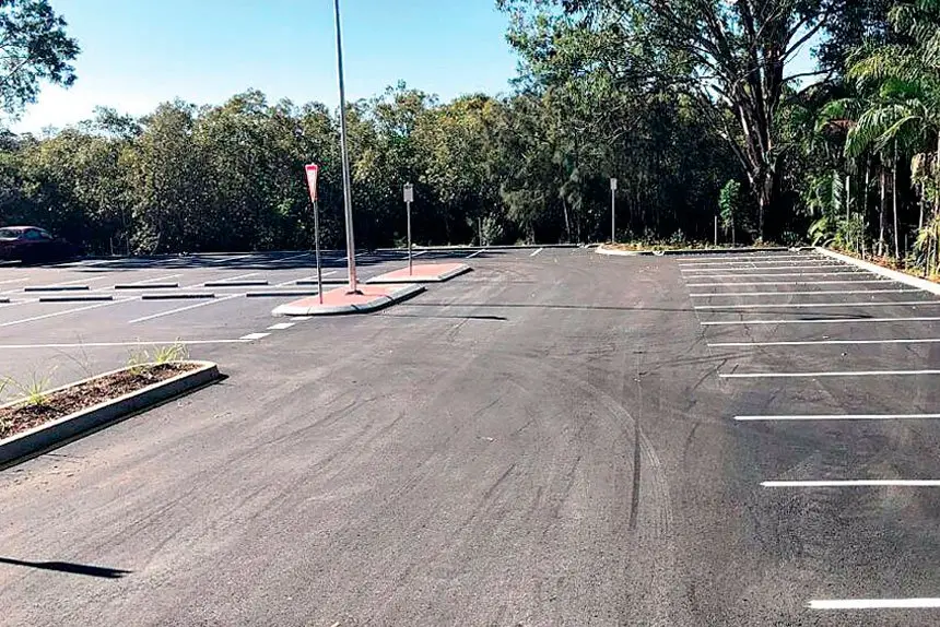 UPGRADES UNDERWAY: Improvements at the Russell Island ferry terminal car park have entered stage two. Photo: Redland City Council