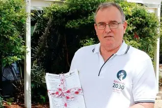 EYE ON THE FUTURE: Steve MacDonald heads up protest group Redlands 2030.