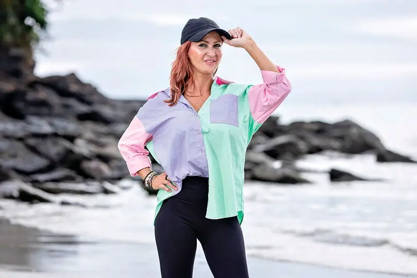 GIVING HER ALL: Redlands resident Annie Gates is a contestant on Channel 7 reality show Million Dollar Island. Photo: Remco Jansen