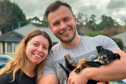 HOMEOWNERS: Jessica and Chase have shared their experience of breaking into the real estate market as young buyers.