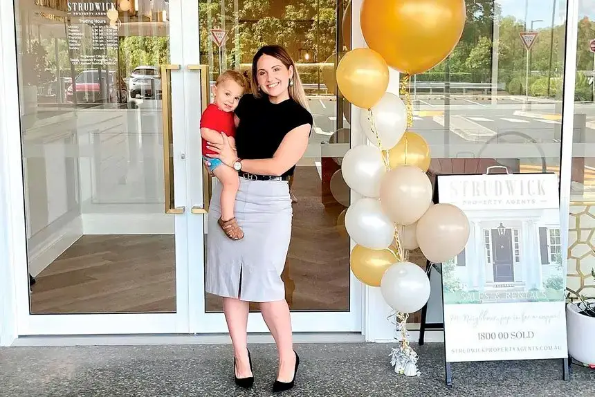 MILESTONE: Strudwick Property Agents founder Stacey Strudwick at her Mount Cotton office.