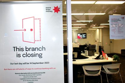 MOVING OUT: NAB has announced it will close its Cleveland branch in September.