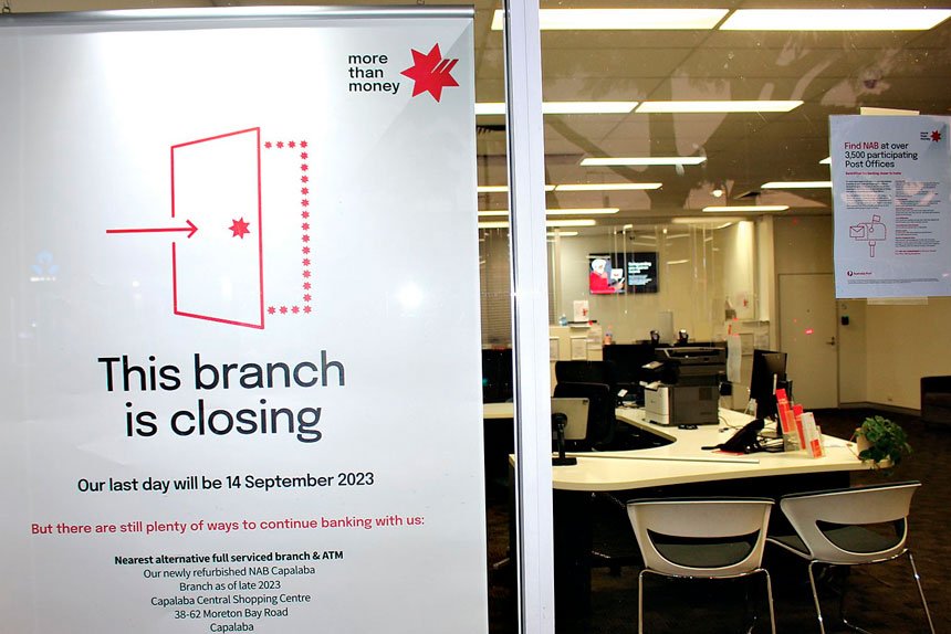 MOVING OUT: NAB has announced it will close its Cleveland branch in September.