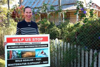 PUSHING FOR CHANGE: Lavinia Wood has launched a petition opposing plans for an Olympic whitewater venue at Birkdale.