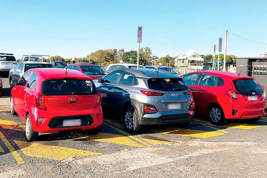 ROOM FOR MORE: Council has allocated additional parking for car sharing at Weinam Creek. Photo: Redland City Council