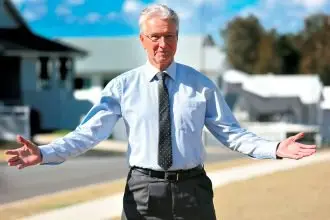 TRYING TIMES: Redlands estate agent Peter Barrett says supply issues are causing headaches for renters.