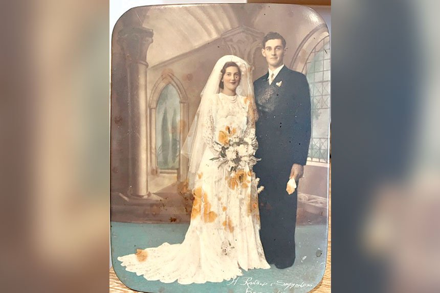 WEDDED BLISS: Mervyn and Lorna McKell have been married for 73 years.