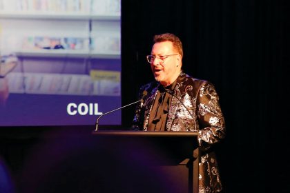 ARTS SPECIAL: Creative Services manager Brad Rush announces a new membership initiative at a recent season launch.