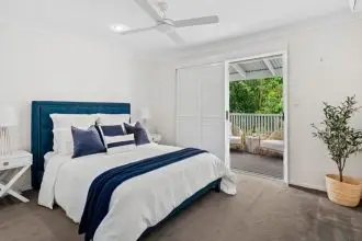 A DIFFERENT APPROACH: Property staging can help create a “vibe” for buyers.