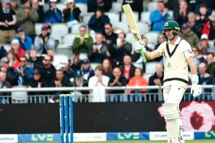 TOP KNOCK: Redlands product Labuschagne. AP Photo