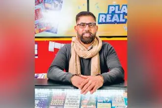 BIG WIN: News Extra Birkdale manager Adrian Johal is revelling in the success of his customers.