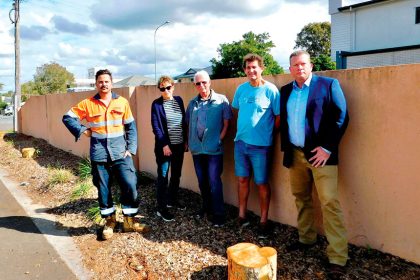 COMMUNITY OUTRAGE: Cleveland residents have taken their concerns about trees being removed on South Street to Cr Paul Golle.