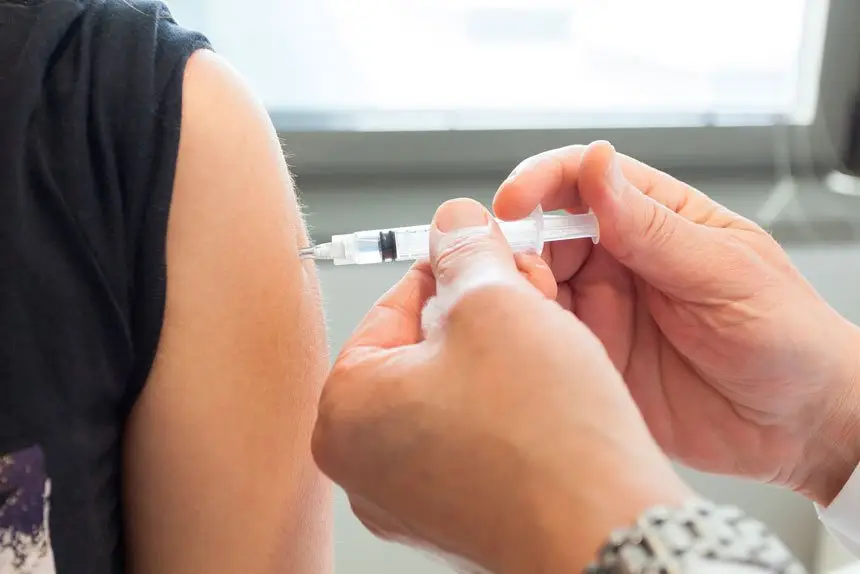 Strong vax uptake as flu infections spike among teens