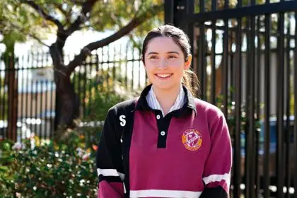 FUTURE LEADER: Cleveland student Brianna Morrison intends on studying marine biology at university.