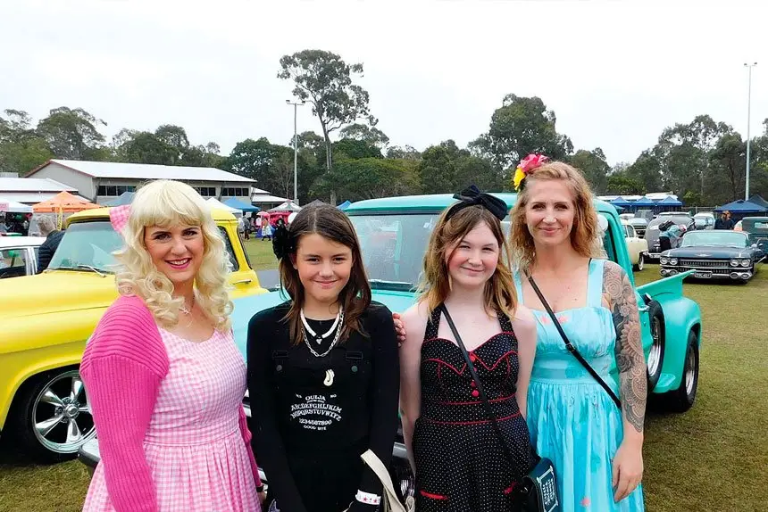 Taryn Boyer, Niamh Boyer, Waverly Davis and Susan Marais of Cleveland