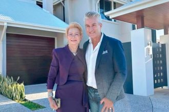 REDLANDS IN SPOTLIGHT: Experienced estate agent Jan Goetze (left) made an appearance on popular television show Location, Location, Location Australia.