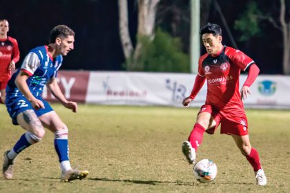 STAR PERFORMANCE: Ryo Emoto set up numerous chances in a man of the match performance for the Red Devils. Photo: Ray Gardner