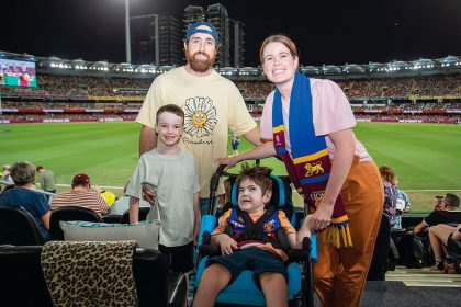 STEPPING UP: The MaCrae family are running 84 kilometres this August as part of the Children’s Hospital Foundation 42k Your Way event.