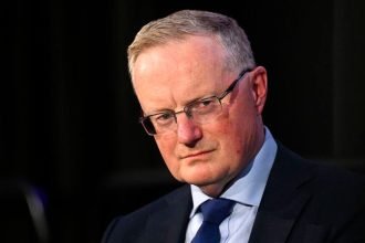 BOSS DEPARTING: Philip Lowe has reflected on his seven-year stint as RBA governor. Photo: Darren England/AAP Images