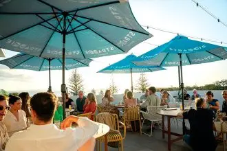 BREW WITH A VIEW: Straddie Brewing Co is located at Dunwich on North Stradbroke Island. Photo: supplied