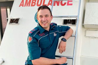 Byron Tyrer is in the running for a QBANK Everyday Hero gong after his heroic efforts on Russell Island.