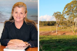 CLARITY: Mayor Karen Williams says lodging an RTI with the planning department will provide “transparency” on modelling used to develop the updated SEQ regional plan; and (left) the emerging PARC estate at Southern Thornlands.