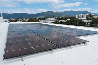 GROUNDBREAKING: A solar storage system is powering the world’s first coral biobank. Photo: Solenergy