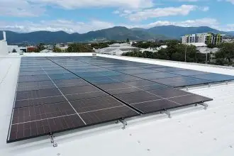 GROUNDBREAKING: A solar storage system is powering the world’s first coral biobank. Photo: Solenergy