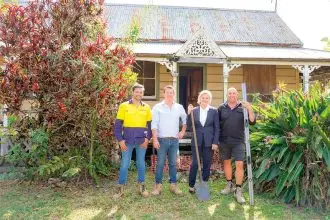 LANDMARK: Officials on site at the BCP