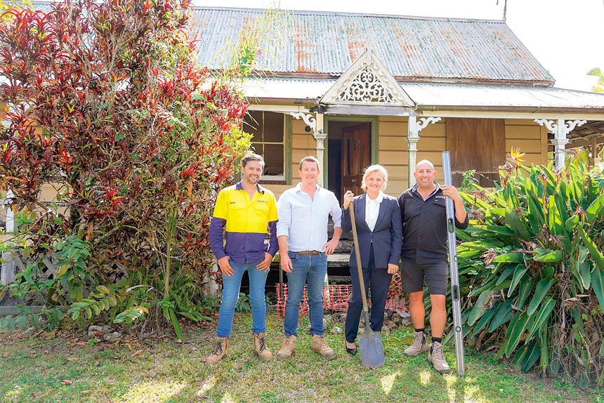 LANDMARK: Officials on site at the BCP