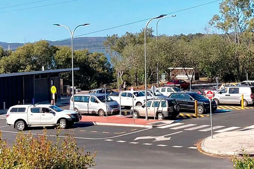 NOW OPEN: Redland City Council has completed upgrades to the Russell Island car park. Photo: Redland City Council