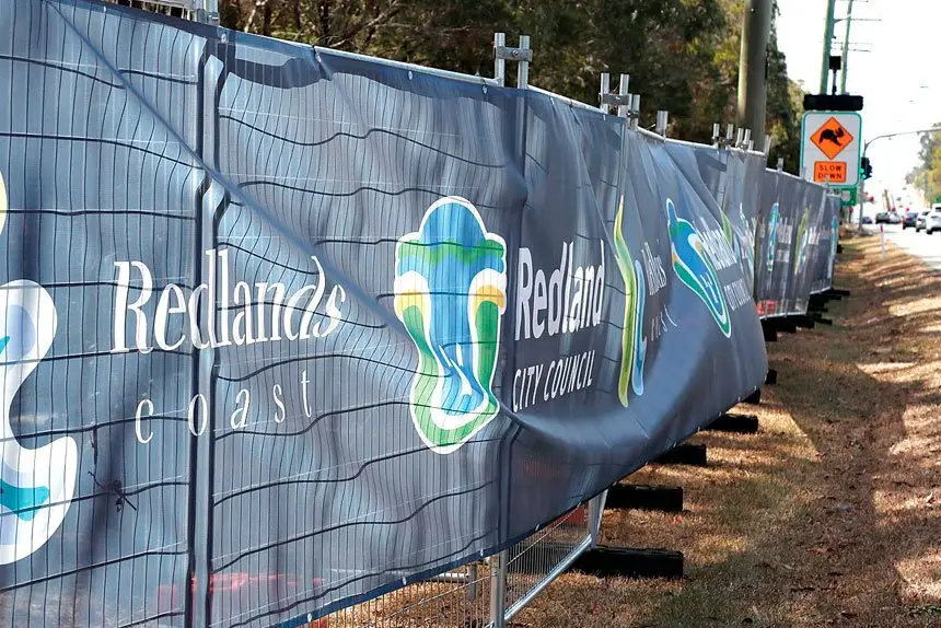 PREPARATION: Signage at council’s Birkdale Community Precinct. 