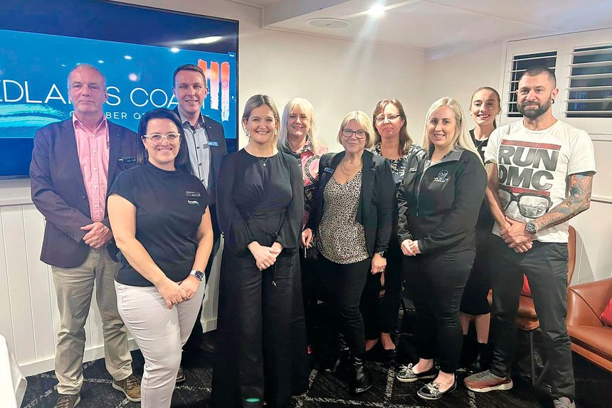 BUSINESS LEADERS: The 2024 Redlands Coast Chamber of Commerce executive committee.