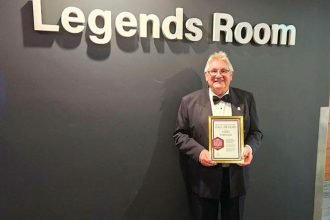 CHAMPION: Col Tobiasen has been recognised in the Queensland Football Hall of Fame.