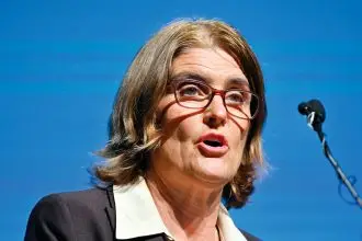 FORECAST: RBA boss Michele Bullock says conflicts in the Middle East and Ukraine could slow global growth. Photo: Mick Tsikas/AAP Image