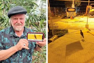 Greg Abbott of Macleay Island and his winning snap.