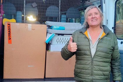 Head rescuer Pauly is loving the job of saving wildlife on Minjerribah.