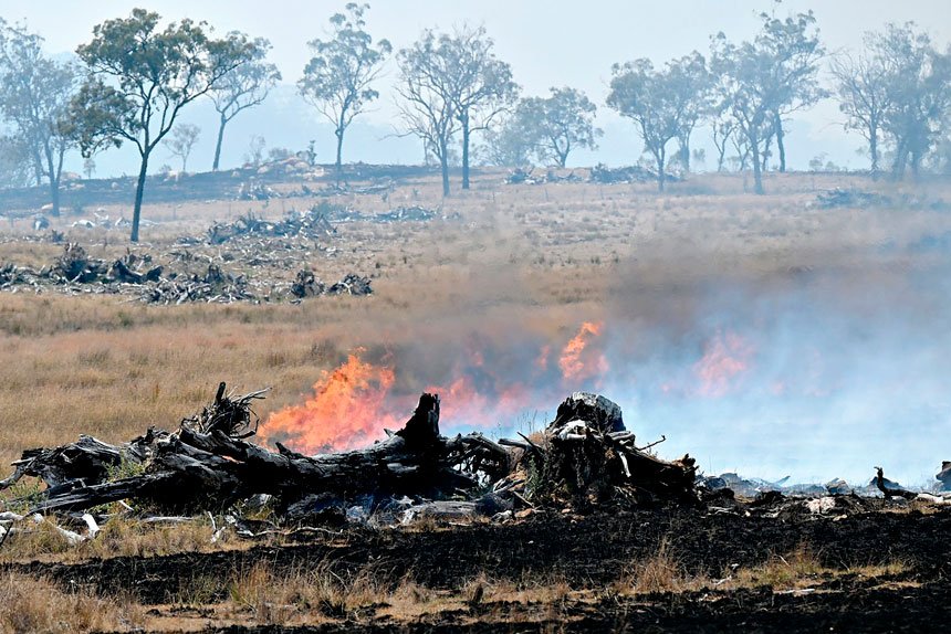 Bushfires have already impacted parts of Queensland this year. Photo: AAP Image/Darren England