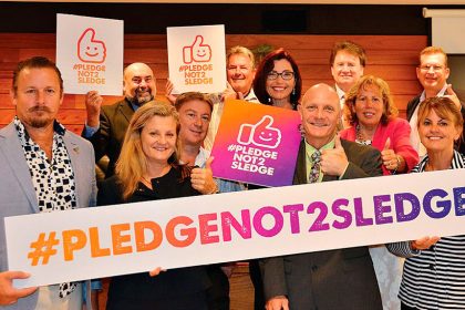 Redland councillors endorsed the Pledge not to Sledge campaign in 2018.