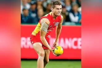 TALENT: Clay Cameron plying his trade for the Gold Coast Suns.