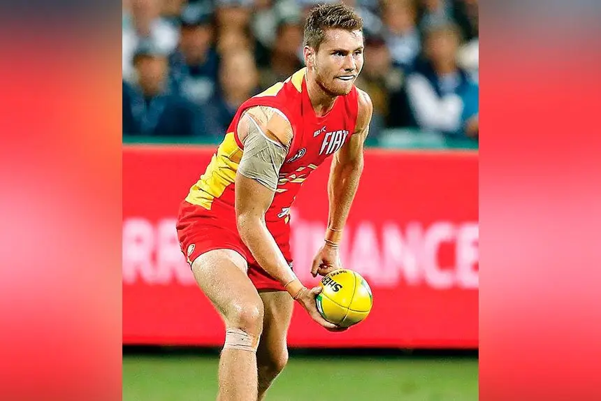 TALENT: Clay Cameron plying his trade for the Gold Coast Suns.