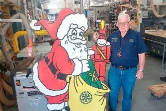 The Wynnum Manly District Men’s Shed is going all out for Christmas.