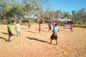 Donated boots will make a difference for these children.