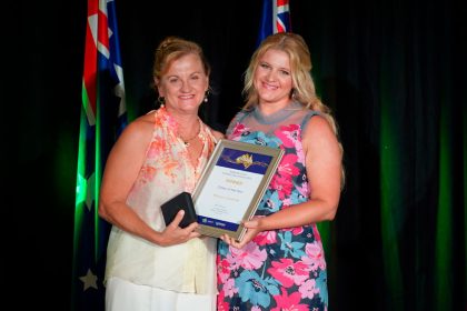 Redland City Mayor Karen Williams and Mirusia Louwerse