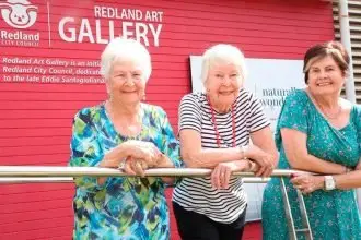 VOLUNTEERS: Sylvia Heterick, Gillian Rich and Eileen Stagg